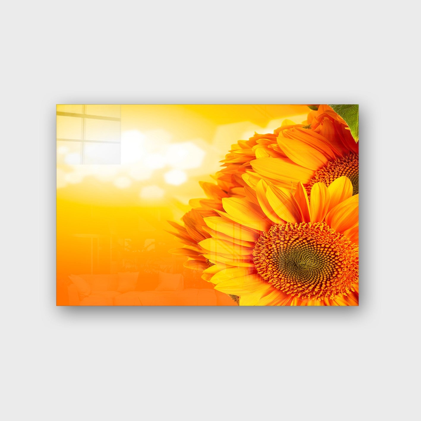 Quadro Decorativo em Vidro Temperado Multicolor 50x70cm - Arte Moderna para Parede