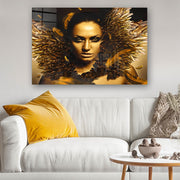 Quadro Decorativo em Vidro Temperado Multicolor 40x60cm - Arte Moderna para Parede