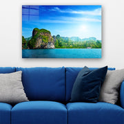 Quadro Decorativo em Vidro Temperado Multicolor 50x70cm - Arte Moderna para Parede