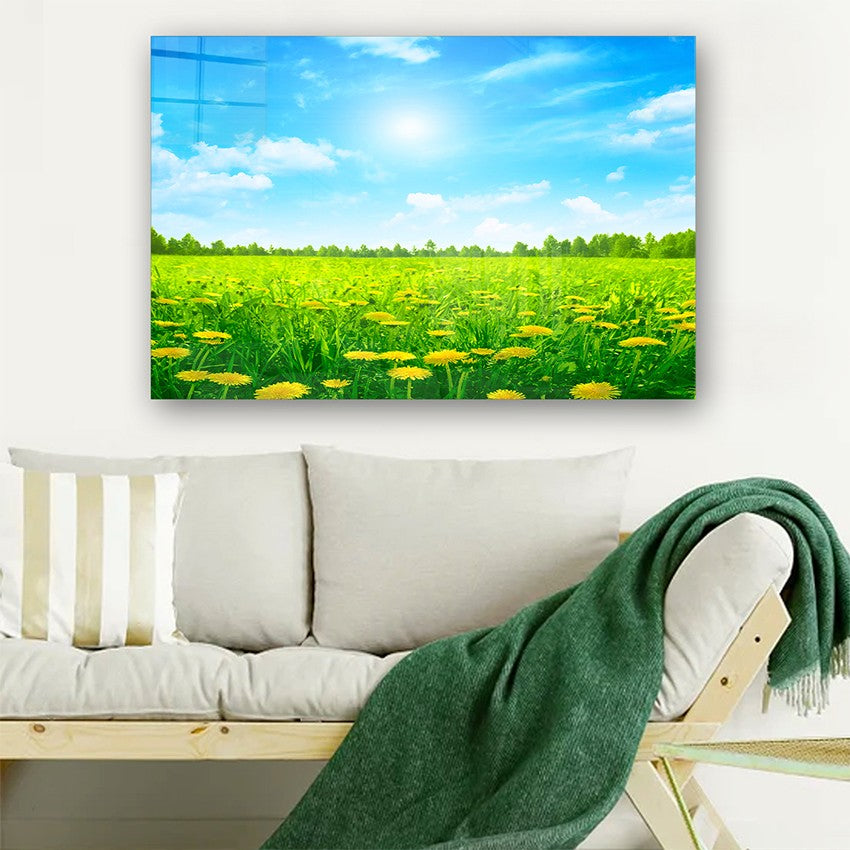 Quadro Decorativo em Vidro Temperado Multicolor 40x60cm - Arte Moderna para Parede