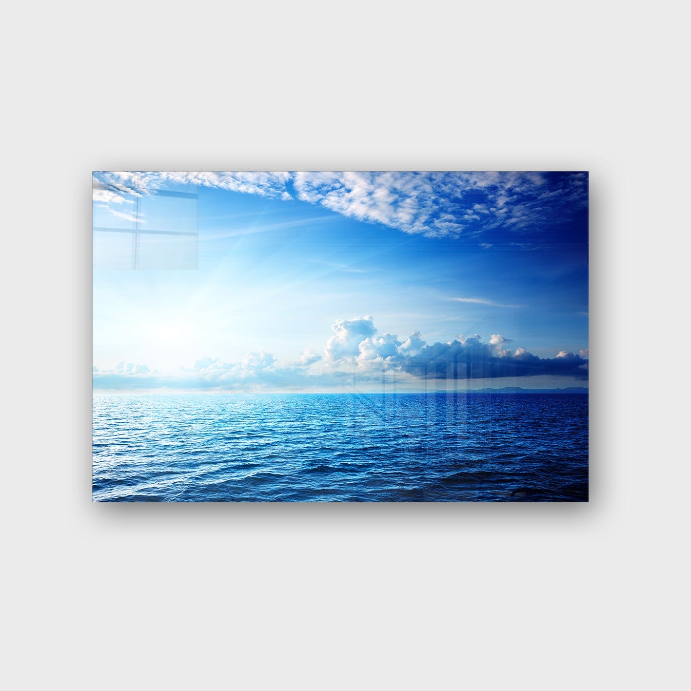 Quadro Decorativo em Vidro Temperado Multicolor 50x70cm - Arte Moderna para Parede