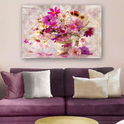 Quadro Decorativo em Vidro Temperado Multicolor 70x100cm - Arte Moderna para Parede