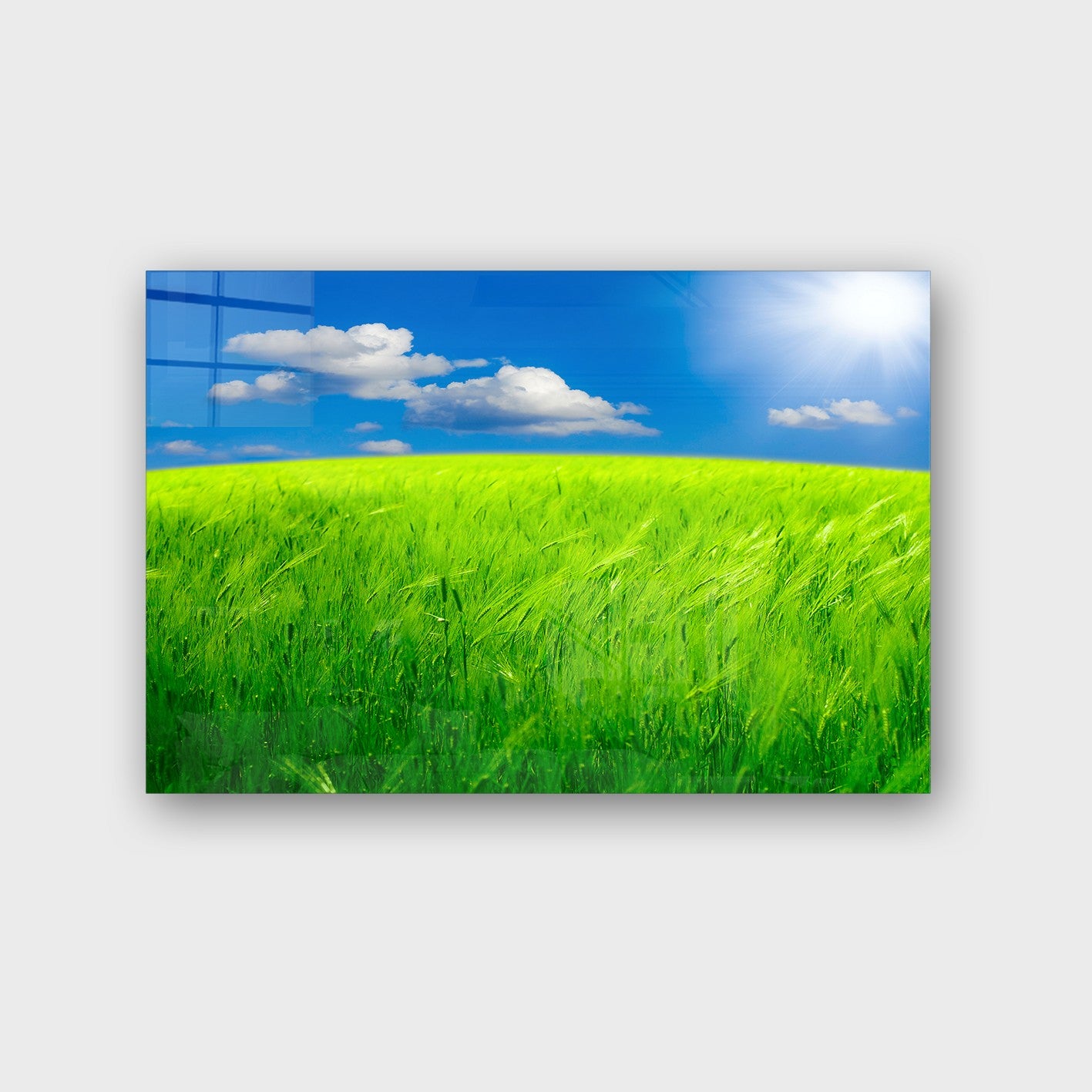 Quadro Decorativo em Vidro Temperado Multicolor 40x60cm - Arte Moderna para Parede