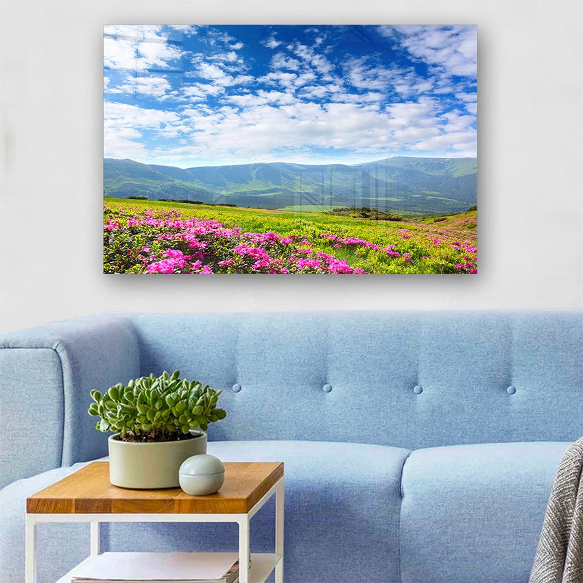 Quadro Decorativo em Vidro Temperado Multicolor 40x60cm - Arte Moderna para Parede