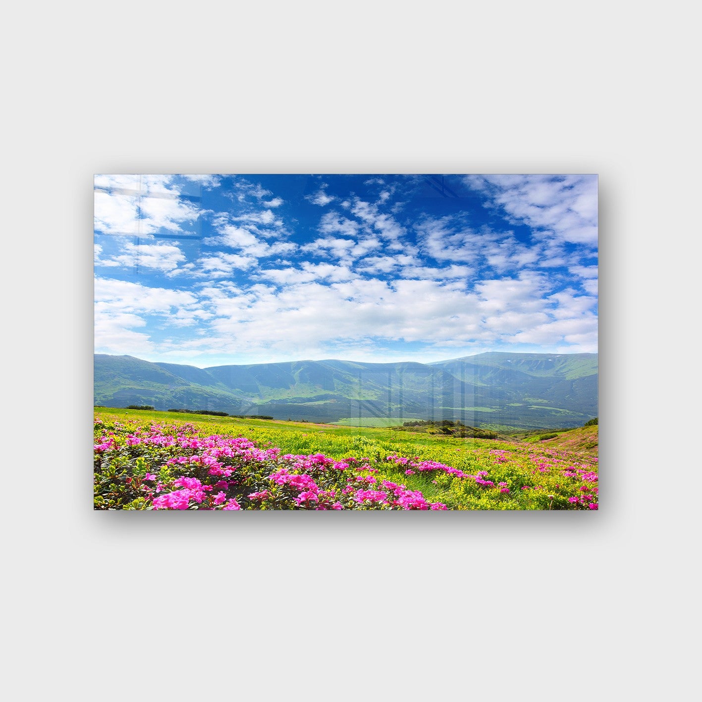 Quadro Decorativo em Vidro Temperado Multicolor 70x100cm - Arte Moderna para Parede