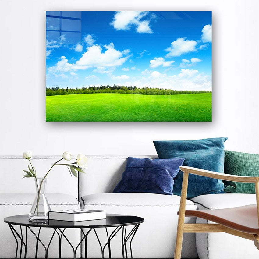 Quadro Decorativo em Vidro Temperado Multicolor 50x70cm - Arte Moderna para Parede