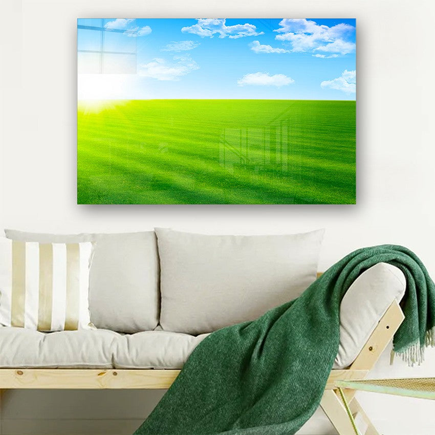 Quadro Decorativo em Vidro Temperado Multicolor 40x60cm - Arte Moderna para Parede