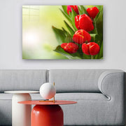 Quadro Decorativo em Vidro Temperado Multicolor 70x100cm - Arte Moderna para Parede