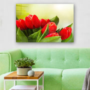 Quadro Decorativo em Vidro Temperado Multicolor 50x70cm - Arte Moderna para Parede