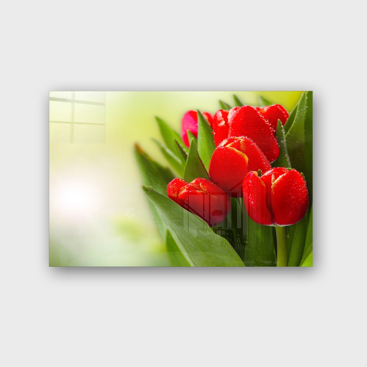 Quadro Decorativo em Vidro Temperado Multicolor 50x70cm - Arte Moderna para Parede