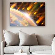 Quadro Decorativo em Vidro Temperado Multicolor 70x100cm - Arte Moderna para Parede