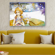 Quadro Decorativo em Vidro Temperado Multicolor 40x60cm - Arte Moderna para Parede