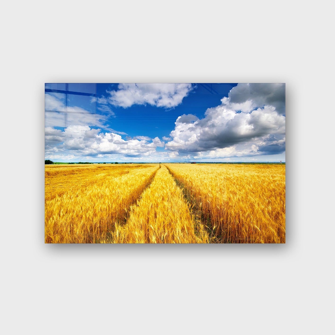 Quadro Decorativo em Vidro Temperado Multicolor 40x60cm - Arte Moderna para Parede