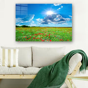 Quadro Decorativo em Vidro Temperado Multicolor 70x100cm - Arte Moderna para Parede