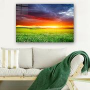 Quadro Decorativo em Vidro Temperado Multicolor 50x70cm - Arte Moderna para Parede