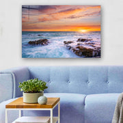 Quadro Decorativo em Vidro Temperado Multicolor 70x100cm - Arte Moderna para Parede