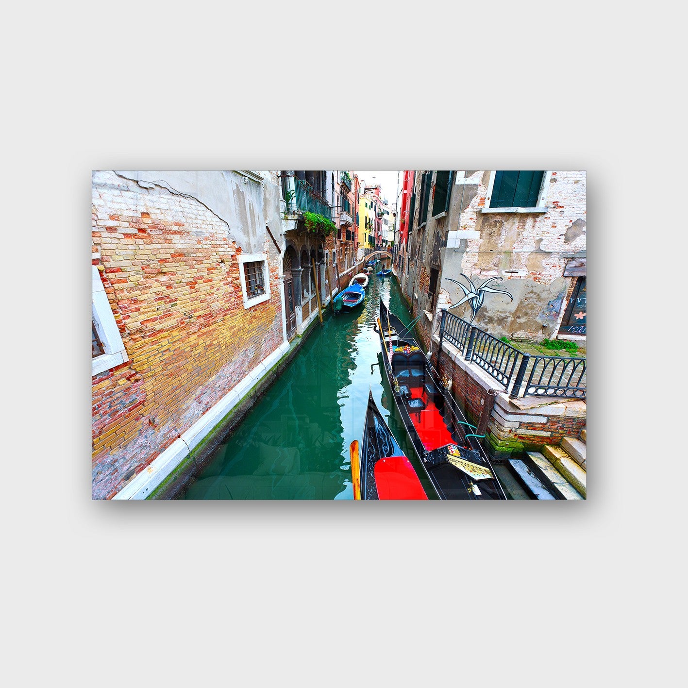 Quadro Decorativo em Vidro Temperado Multicolor 70x100cm - Arte Moderna para Parede