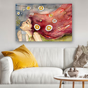 Quadro Decorativo em Vidro Temperado Multicolor 40x60cm - Arte Moderna para Parede