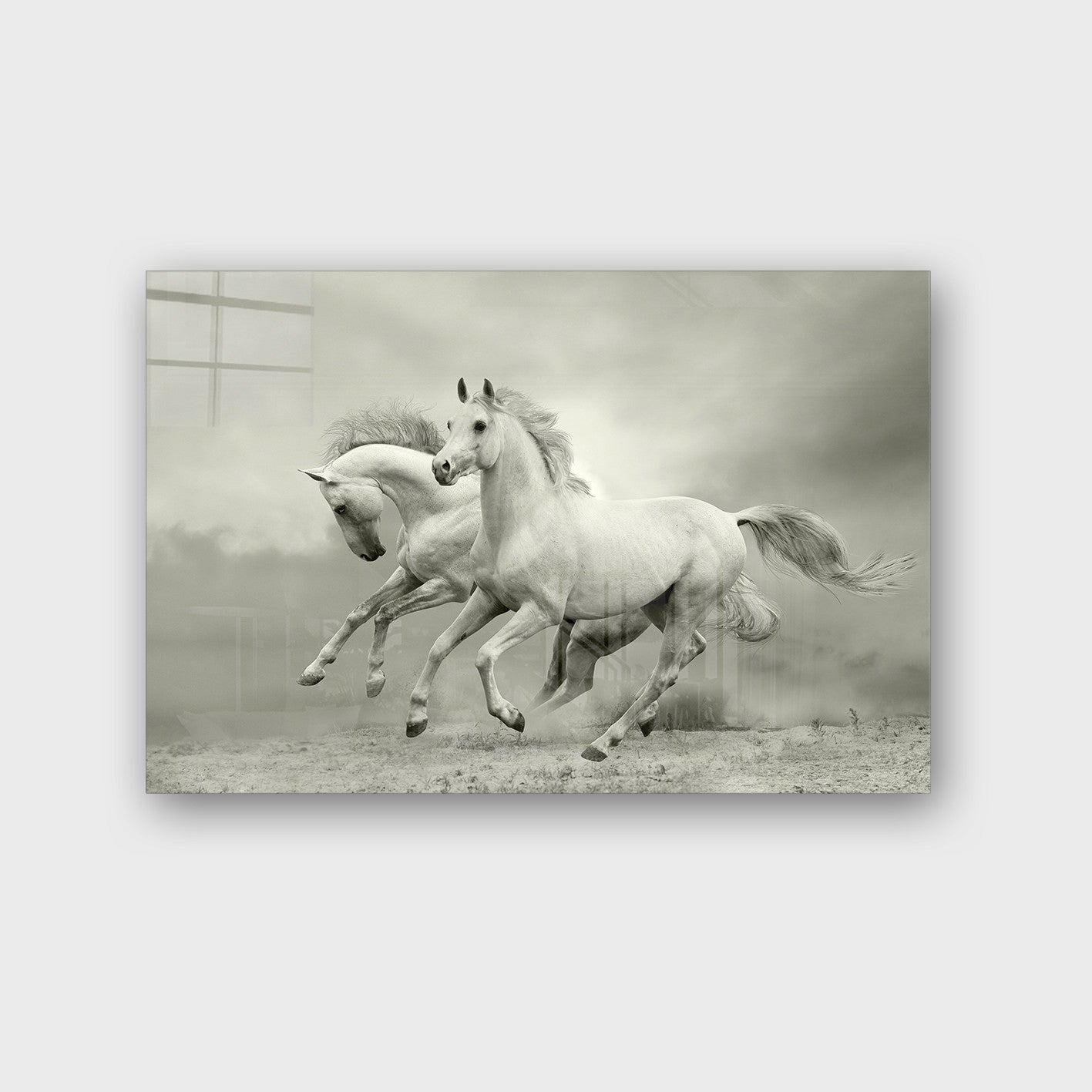 Quadro Decorativo em Vidro Temperado Multicolor 50x70cm - Arte Moderna para Parede