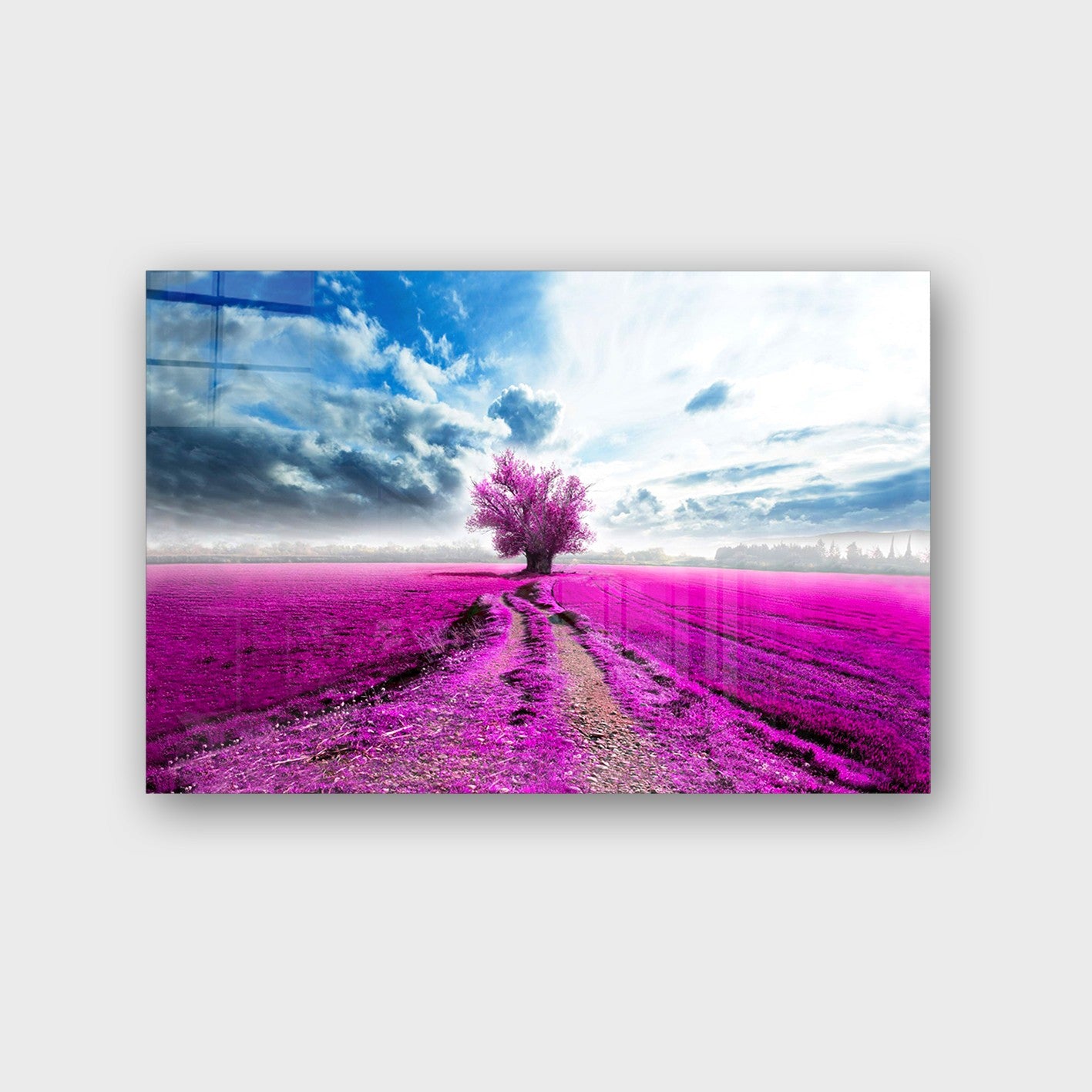 Quadro Decorativo em Vidro Temperado Multicolor 70x100cm - Arte Moderna para Transformar o Seu Espaço