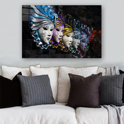 Quadro Decorativo em Vidro Temperado Multicolor 40x60cm - Arte Moderna para Transformar o Seu Espaço