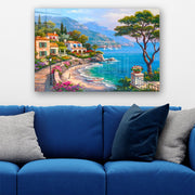 Quadro Decorativo em Vidro Temperado Multicolor 40x60cm - Arte Moderna para Parede