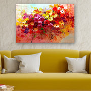 Quadro Decorativo em Vidro Temperado Multicolor 70x100cm - Arte Moderna para Parede