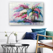 Quadro Decorativo em Vidro Temperado Multicolor 70x100cm - Arte Moderna para Parede