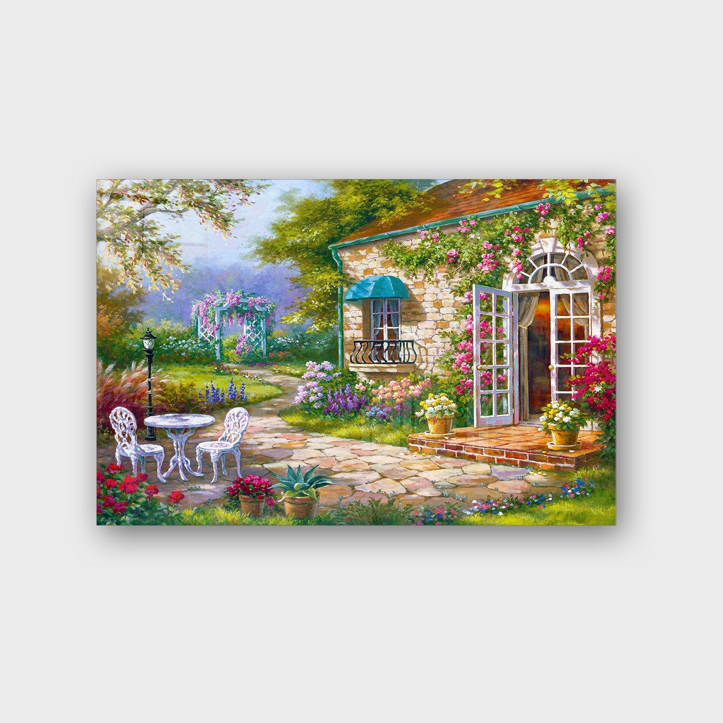 Quadro Decorativo em Vidro Temperado Multicolor 40x60cm - Arte Moderna para Transformar Qualquer Ambiente