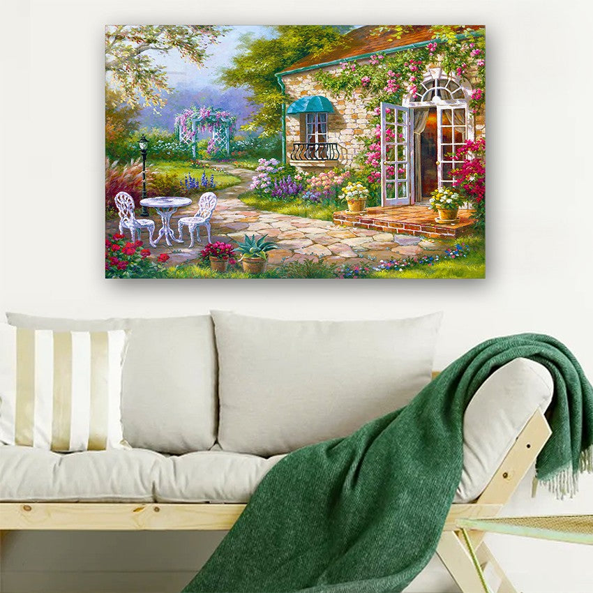 Quadro Decorativo em Vidro Temperado Multicolor 50x70cm - Arte Moderna para Transformar o Seu Espaço