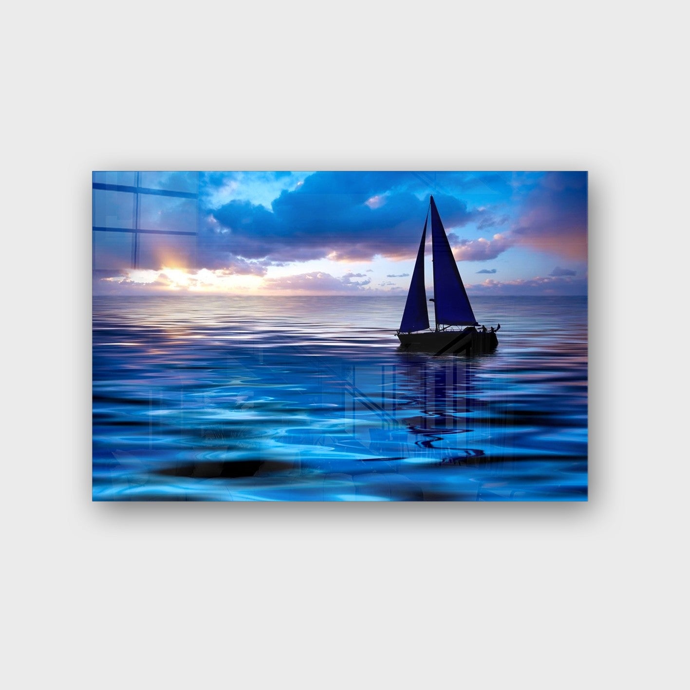 Arte em Vidro Temperado Multicolor 70x100cm - Pintura Decorativa Resistente de 4mm