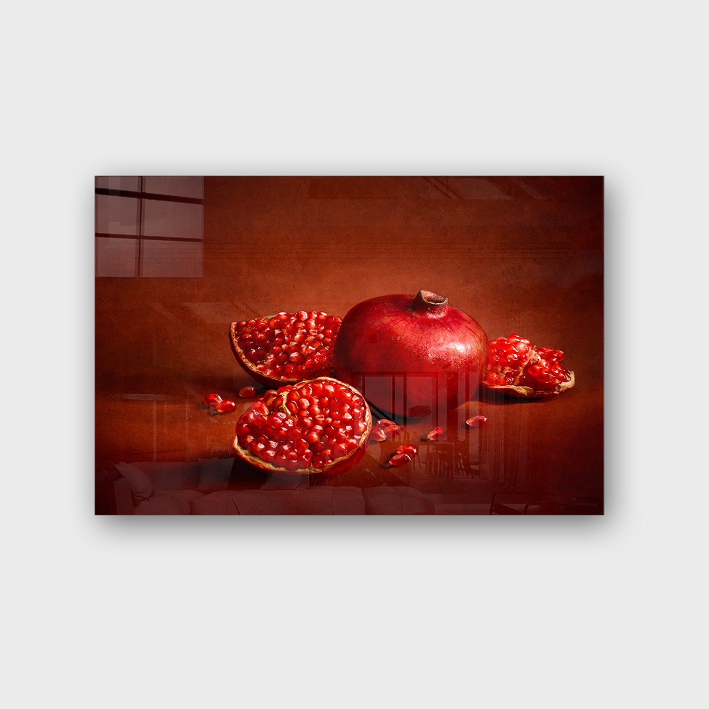 Quadro Decorativo em Vidro Temperado Multicolor 50x70cm - Arte Moderna para Transformar o Seu Espaço