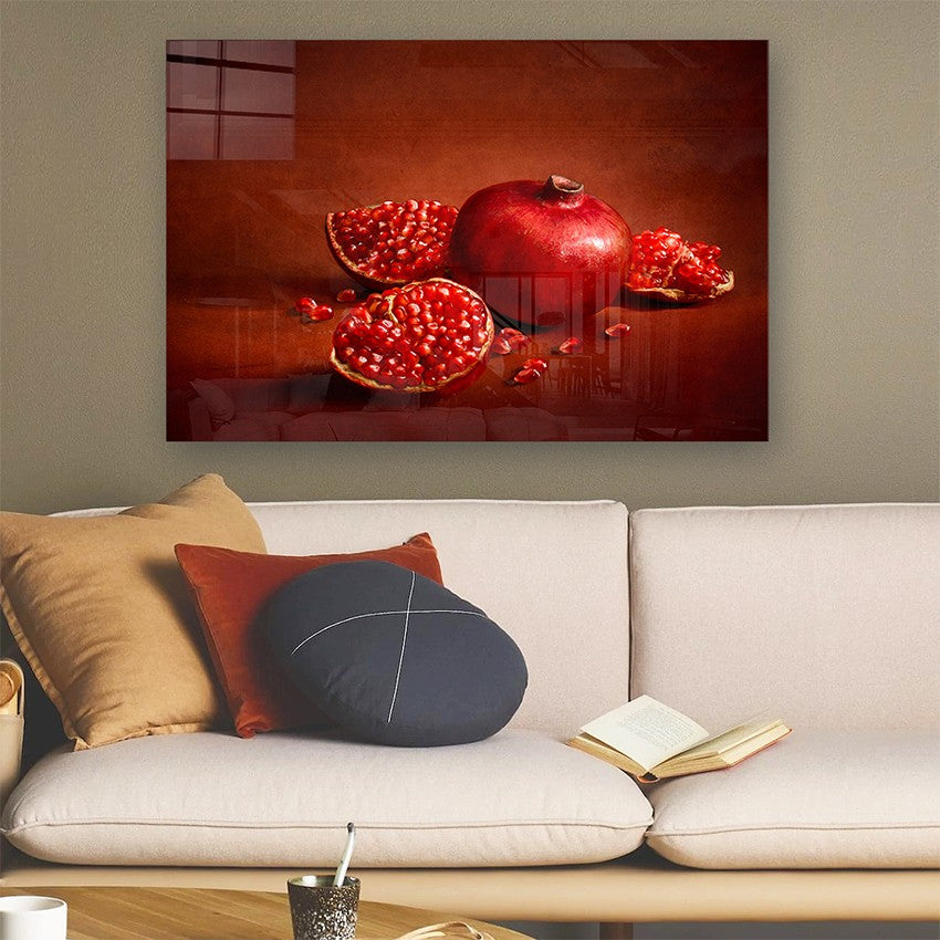 Arte em Vidro Temperado Multicolor 70x100cm - Pintura Decorativa de Luxo para Parede