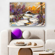Quadro Decorativo em Vidro Temperado Multicolor 50x70cm - Arte Moderna para Parede