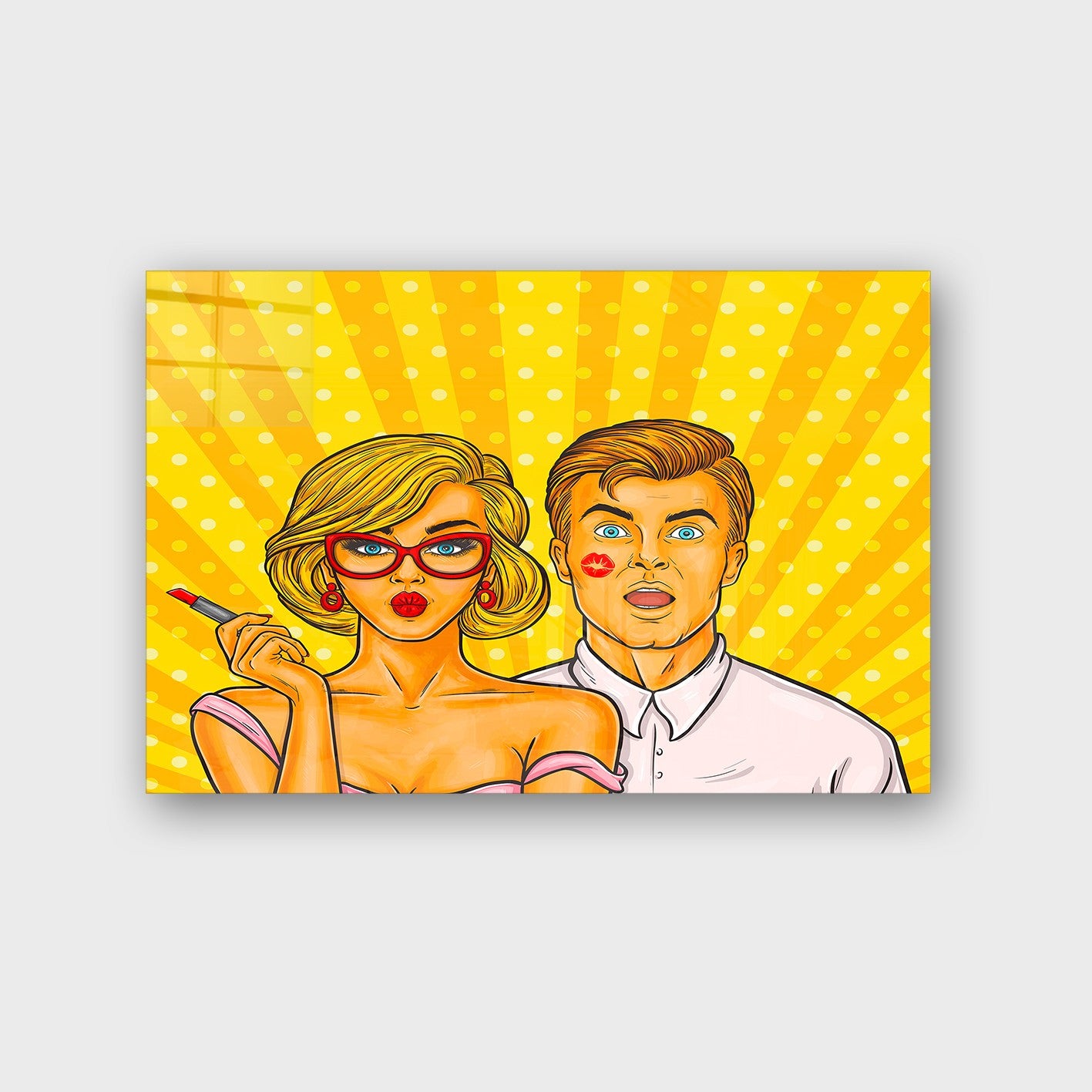 Arte em Vidro Temperado Multicolor 40x60cm - Pintura Decorativa Premium de 4mm