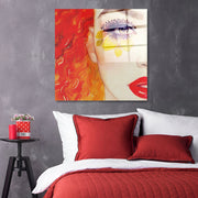 Arte em Vidro Temperado Multicolor 50x50cm - Pintura Decorativa de Alta Qualidade