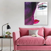 Arte em Vidro Temperado Multicolor 50x50cm - Pintura Decorativa de Alta Qualidade