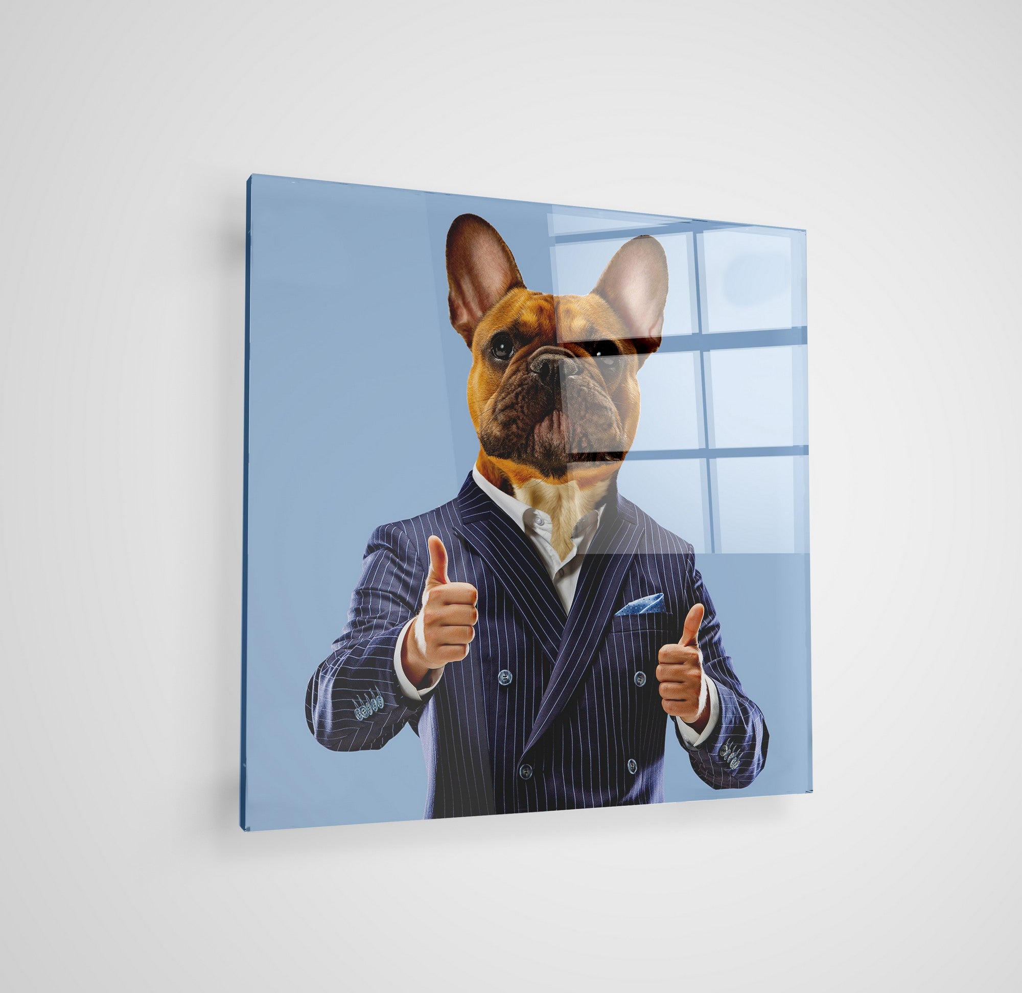 Arte em Vidro Temperado Multicolor 50x50cm - Pintura Decorativa de Alta Qualidade