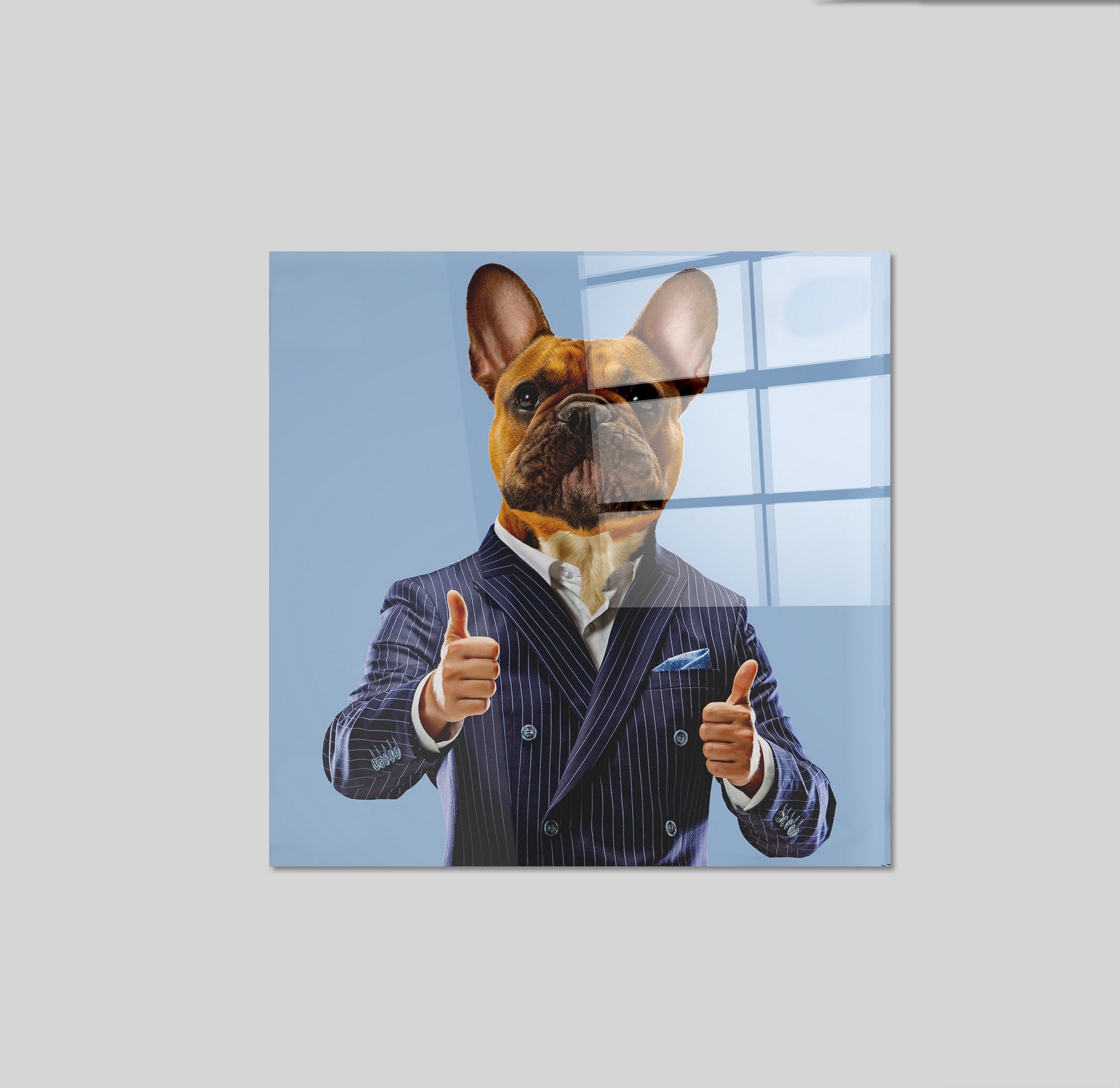 Arte em Vidro Temperado Multicolor 70x70cm - Pintura Decorativa de Alta Qualidade