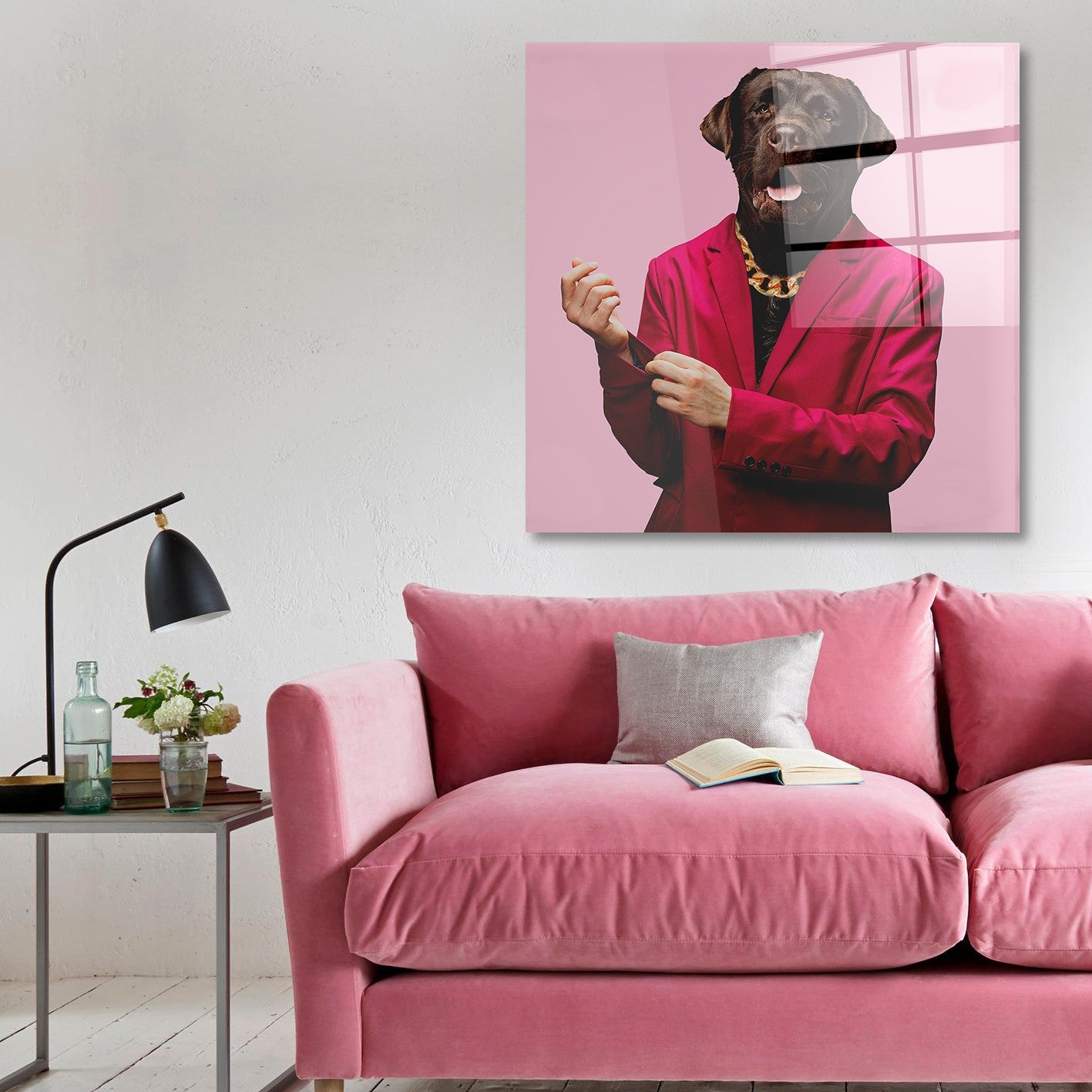 Arte em Vidro Temperado Multicolor 70x70cm - Pintura Decorativa de Alta Qualidade