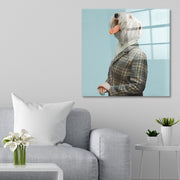 Arte em Vidro Temperado Multicolor 50x50cm - Pintura Decorativa Premium de 4mm