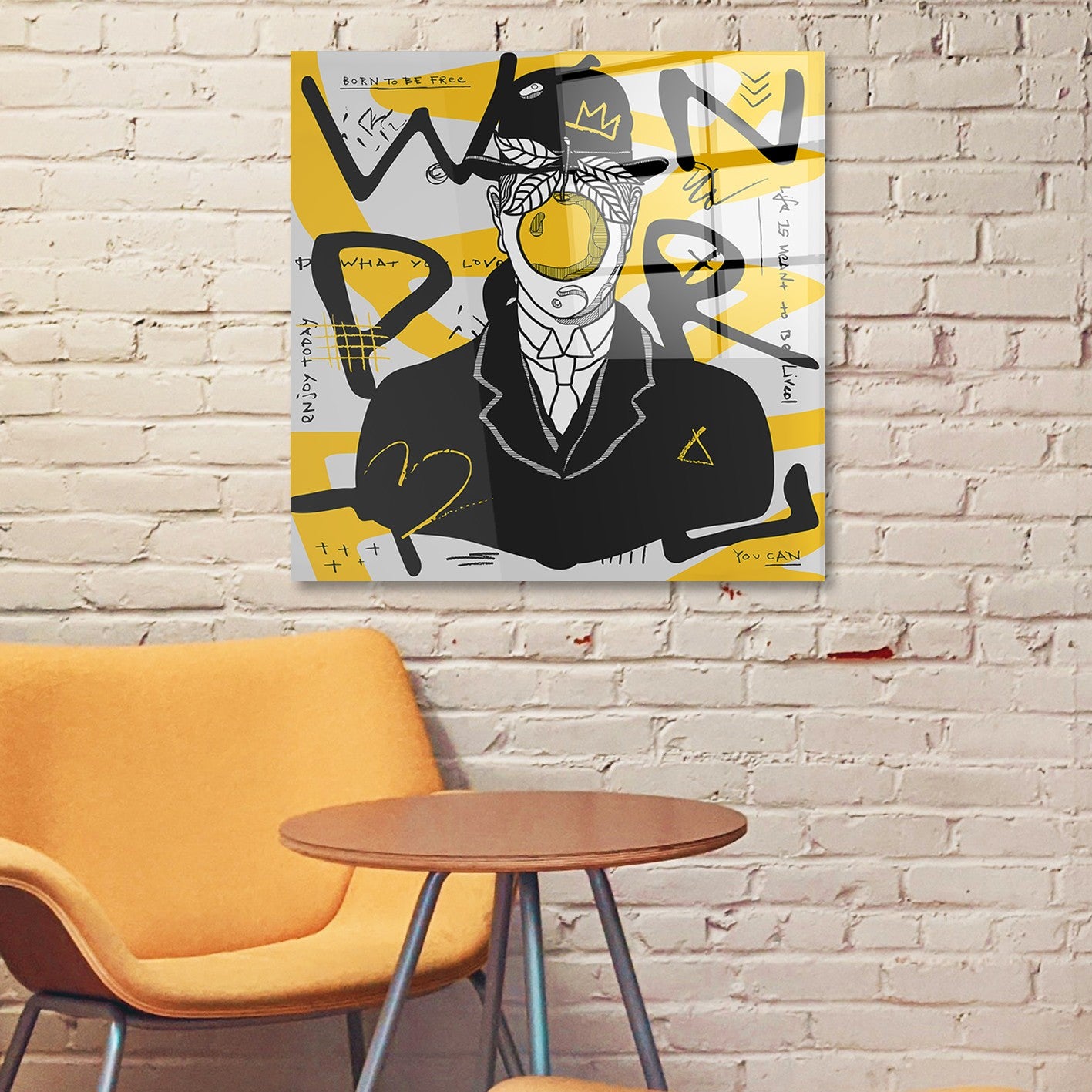 Arte em Vidro Temperado Multicolor 50x50cm - Pintura Decorativa de Alta Qualidade