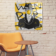 Arte em Vidro Temperado Multicolor 50x50cm - Pintura Decorativa de Alta Qualidade