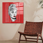 Quadro Decorativo em Vidro Temperado Multicolor 70x70cm - Arte Moderna para Parede