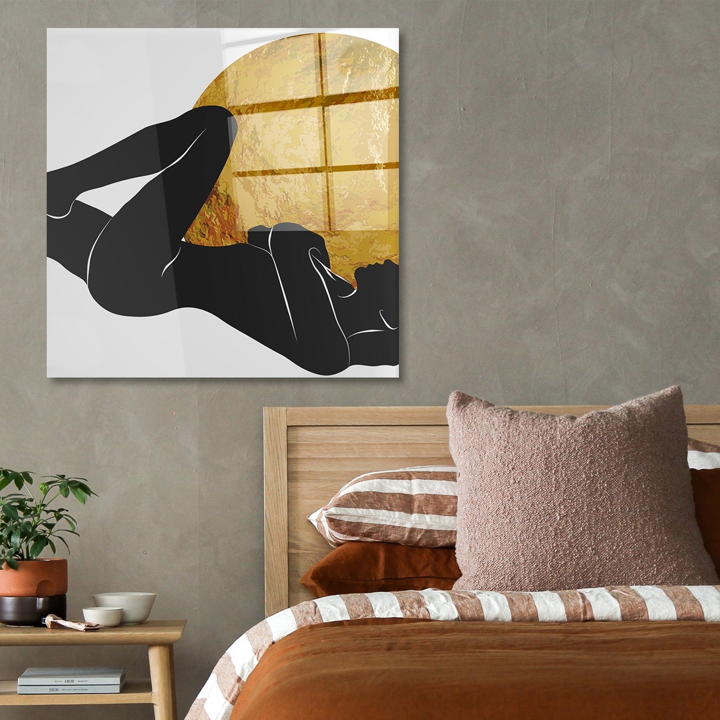 Arte em Vidro Temperado Multicolor 50x50cm - Pintura Decorativa de Alta Qualidade