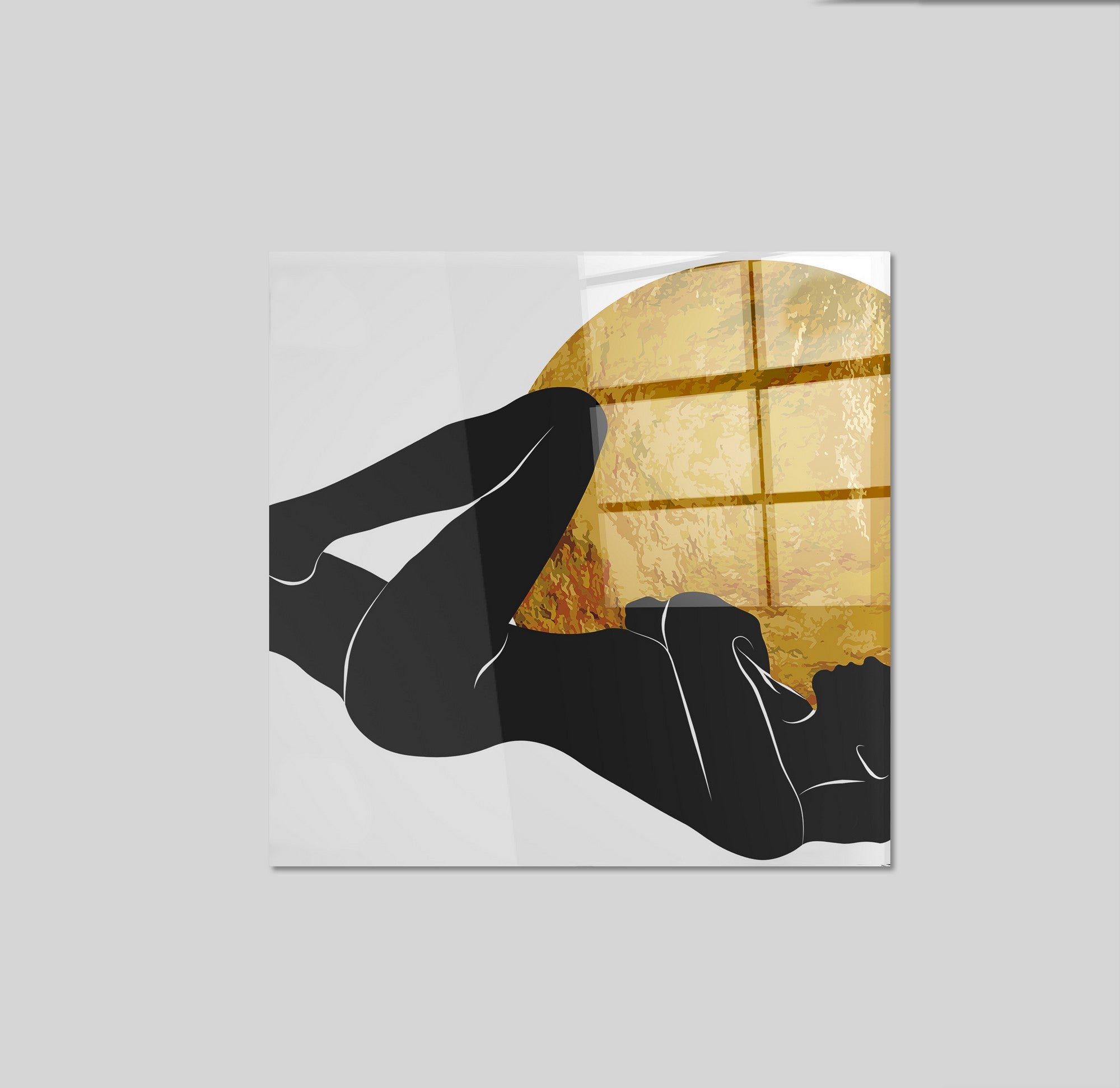 Arte em Vidro Temperado Multicolor 50x50cm - Pintura Decorativa de Alta Qualidade