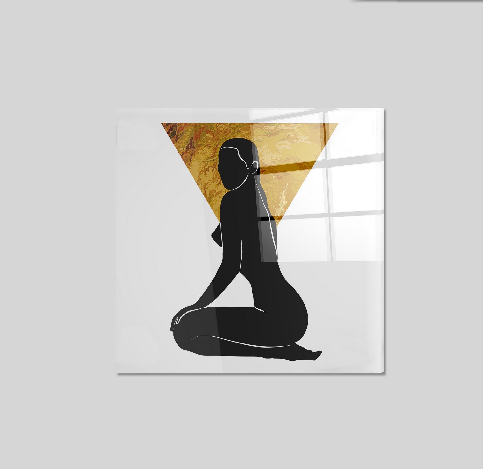 Arte em Vidro Temperado Multicolor 50x50cm - Pintura Decorativa de Alta Qualidade