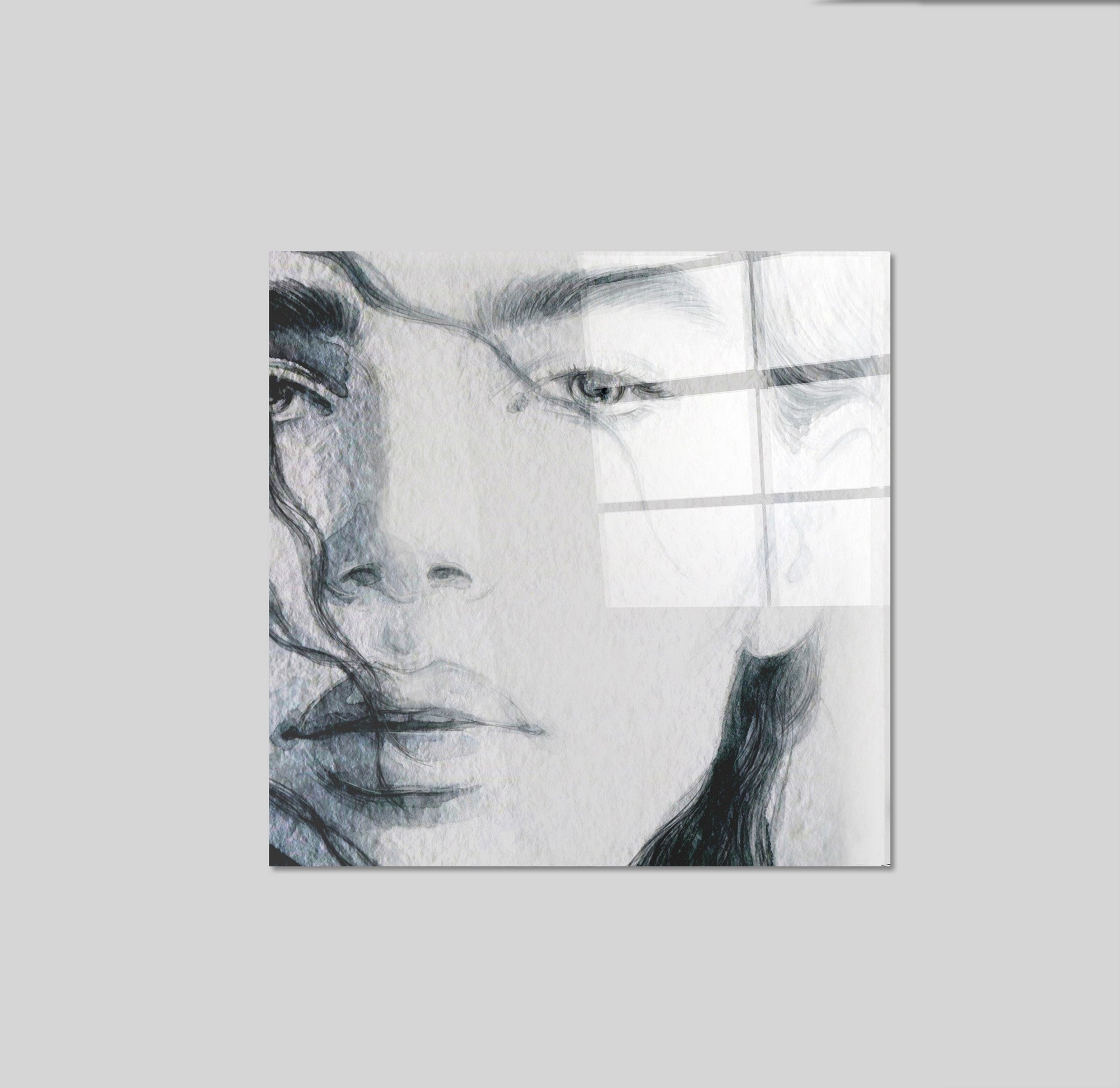 Arte em Vidro Temperado Multicolor 50x50cm - Pintura Decorativa de Alta Qualidade