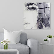 Arte em Vidro Temperado Multicolor 50x50cm - Pintura Decorativa de Parede Premium