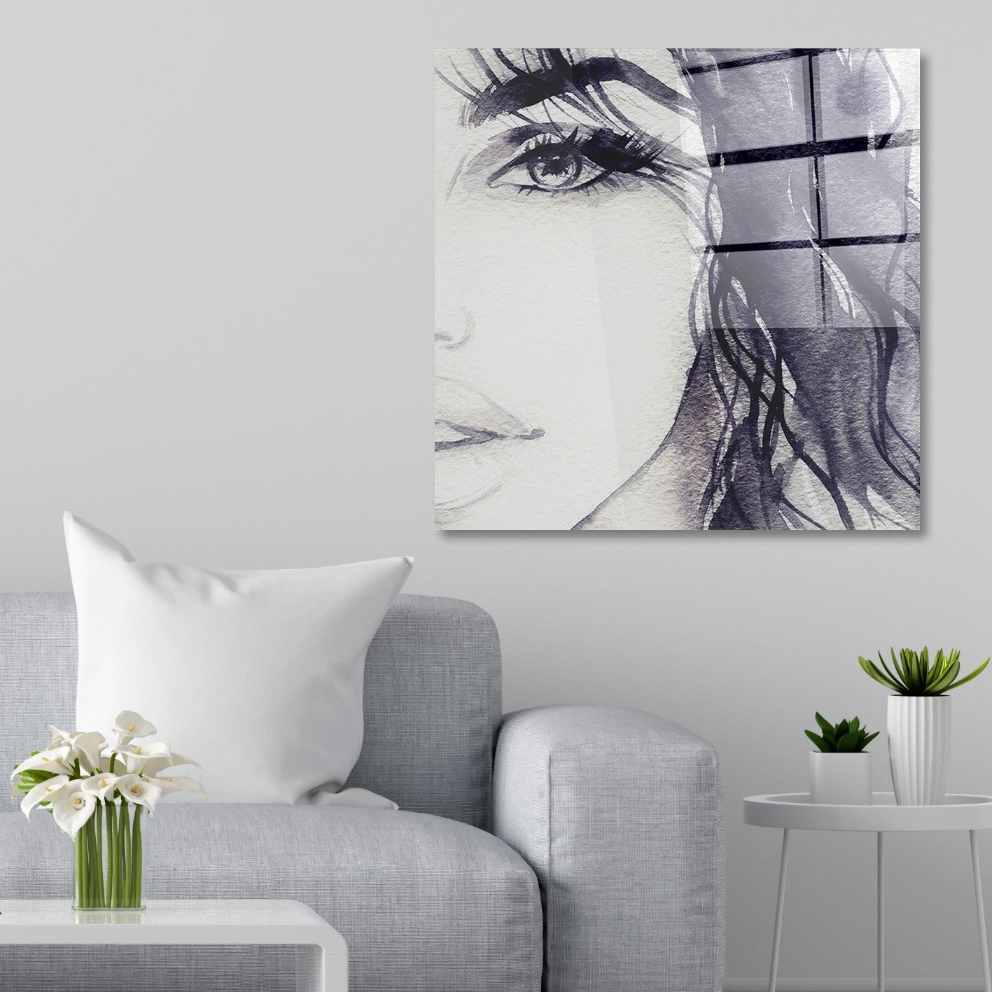 Arte em Vidro Temperado Multicolor 70x70cm - Pintura Decorativa de Alta Qualidade